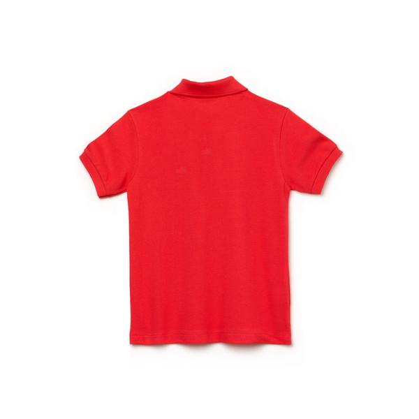 Lacoste Kids'  Regular Fit Petit Piqué Polo Shirt