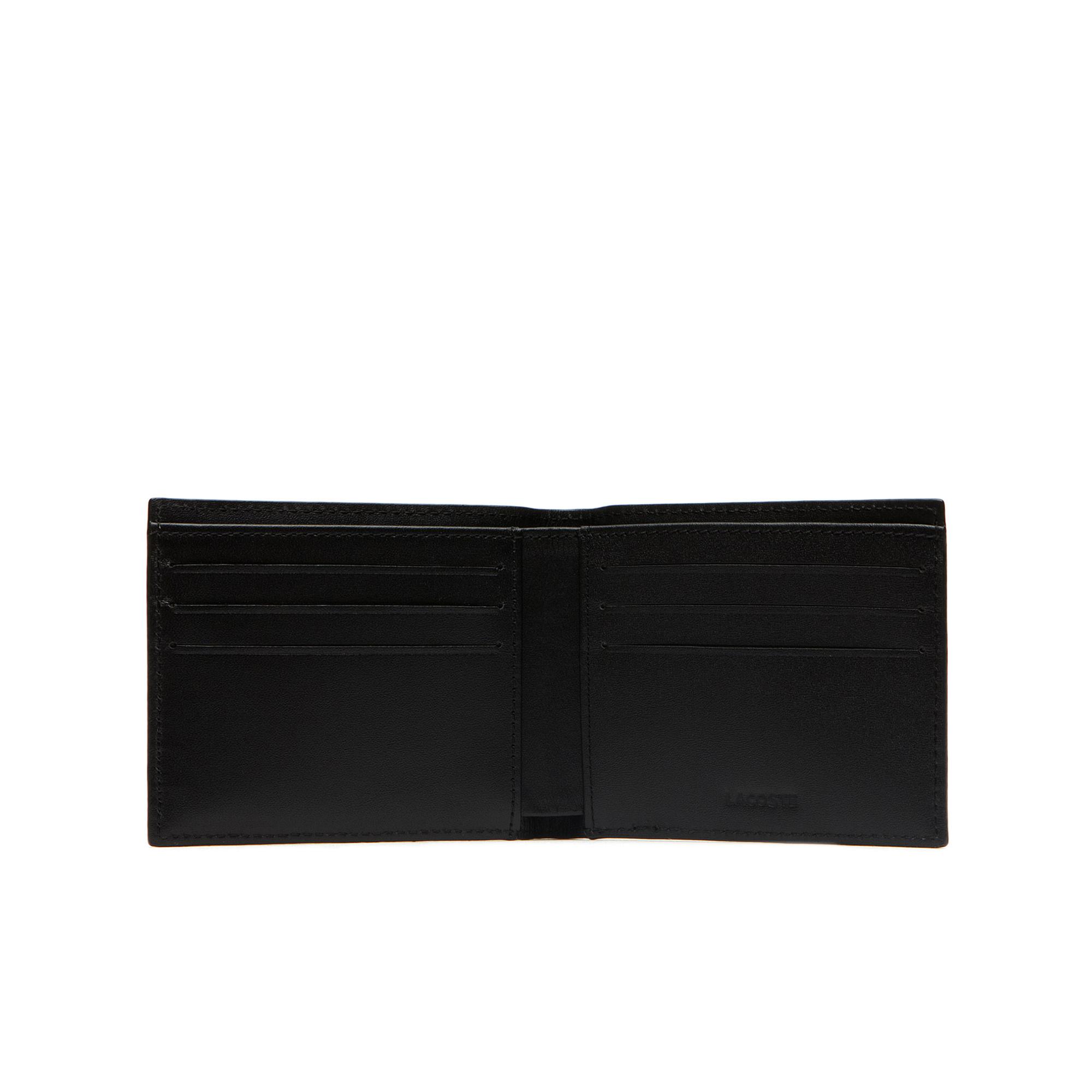 Lacoste Męski skórzany portfel Fitzgerald na sześć kart