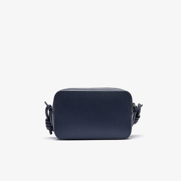 Lacoste Women's Chantaco Matte Piqué Leather Shoulder Bag