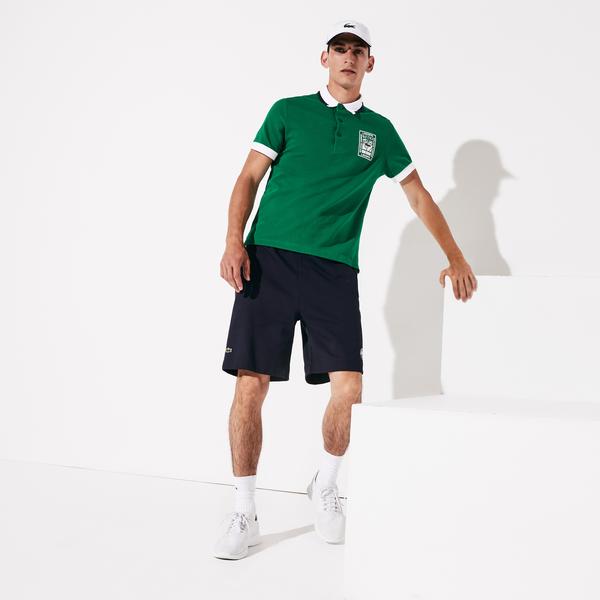 Lacoste Men's Sport Roland Garros Cotton Fleece Shorts