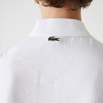 Lacoste L!VE Męska koszulka polo Standard Fit we wzór monogramowy