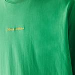 Lacoste L!VE Bawełniany T-shirt Loose Fit unisex ze złotym haftem