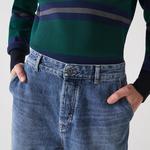 Lacoste Męskie jeansy z pięcioma kieszeniami o luźnym kroju z jeansu bawełnianego