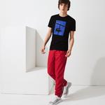 Lacoste męski T-shirt Lacoste SPORT oddychający z nadrukiem 3D