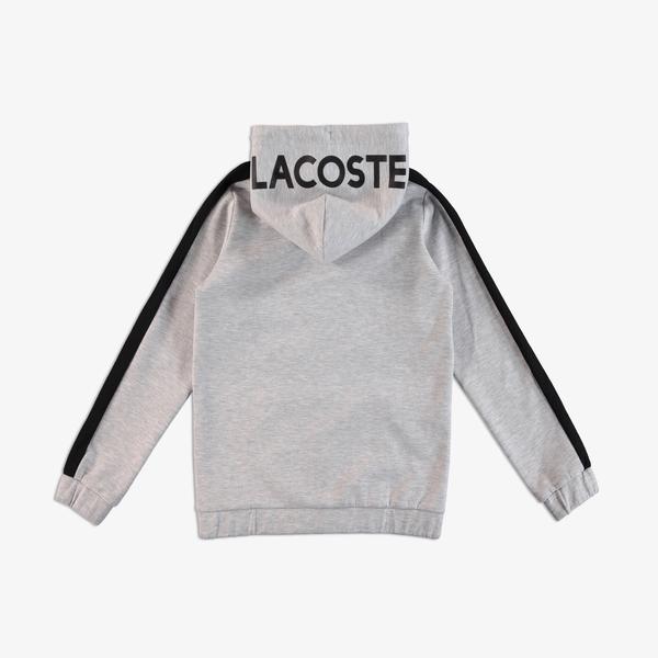 Lacoste Kids Zipper Hooded Sweatshirt