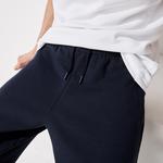 Lacoste Męskie spodnie dresowe ze wstawkami z siatki Lacoste