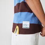Lacoste Męska koszulka polo Regular Fit z piki bawełnianej w paski