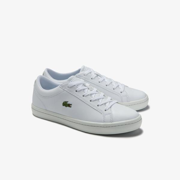 Lacoste Women's Straightset Leather Sneakers