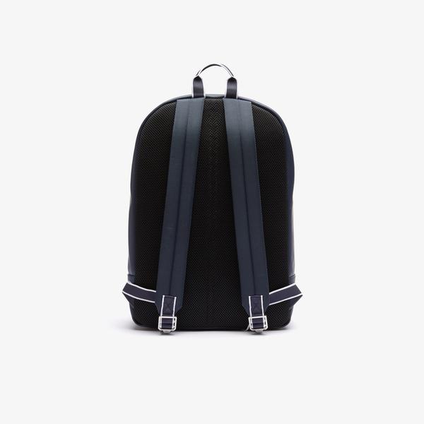 Lacoste Men’s 1927 Coated Canvas Backpack
