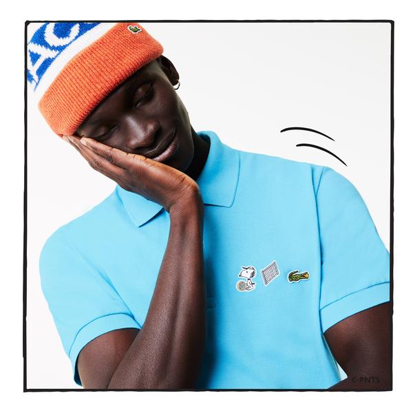 Men’s Lacoste x Peanuts Relaxed Fit Organic Cotton Polo