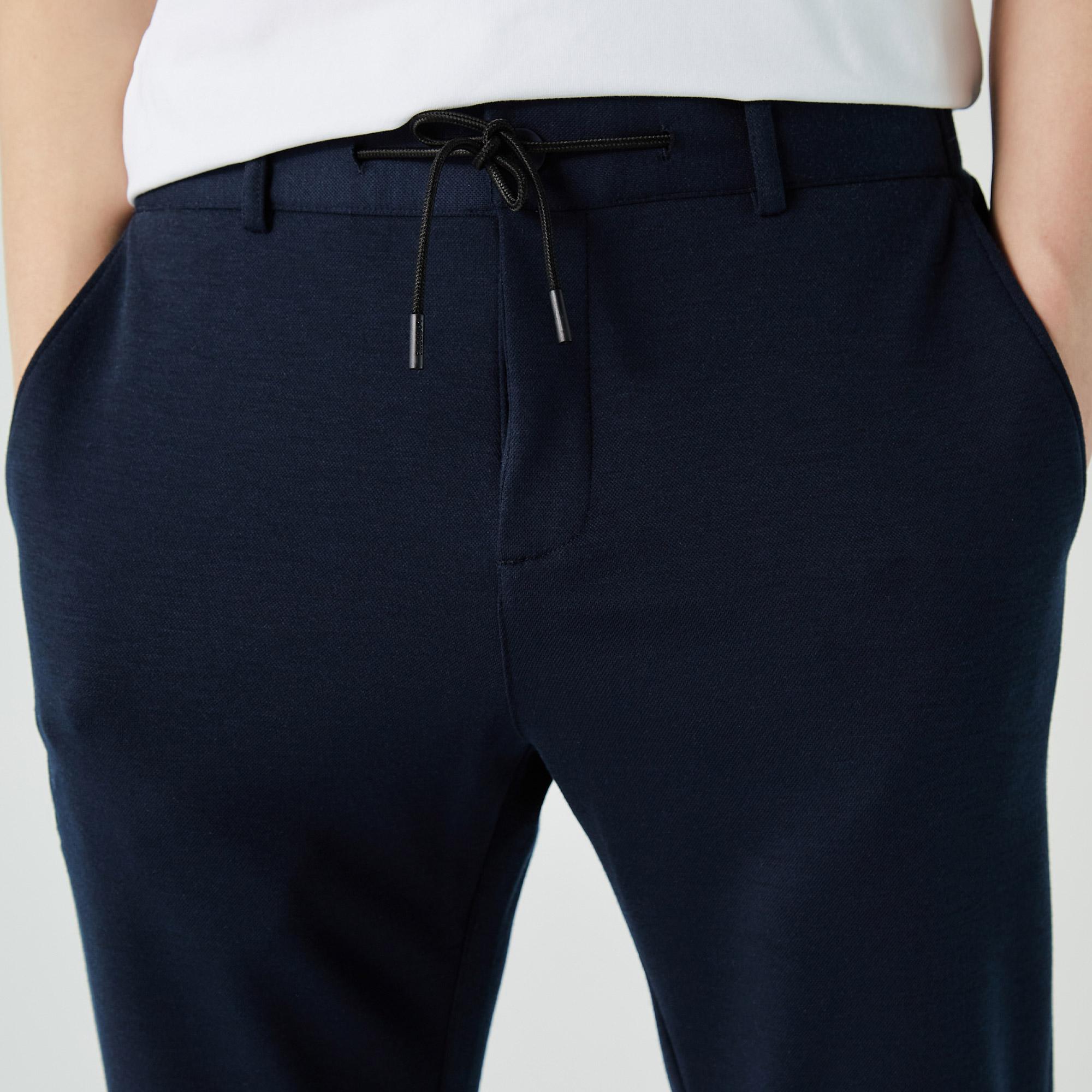 Lacoste spodnie męskie ze zwężanymi nogawkami