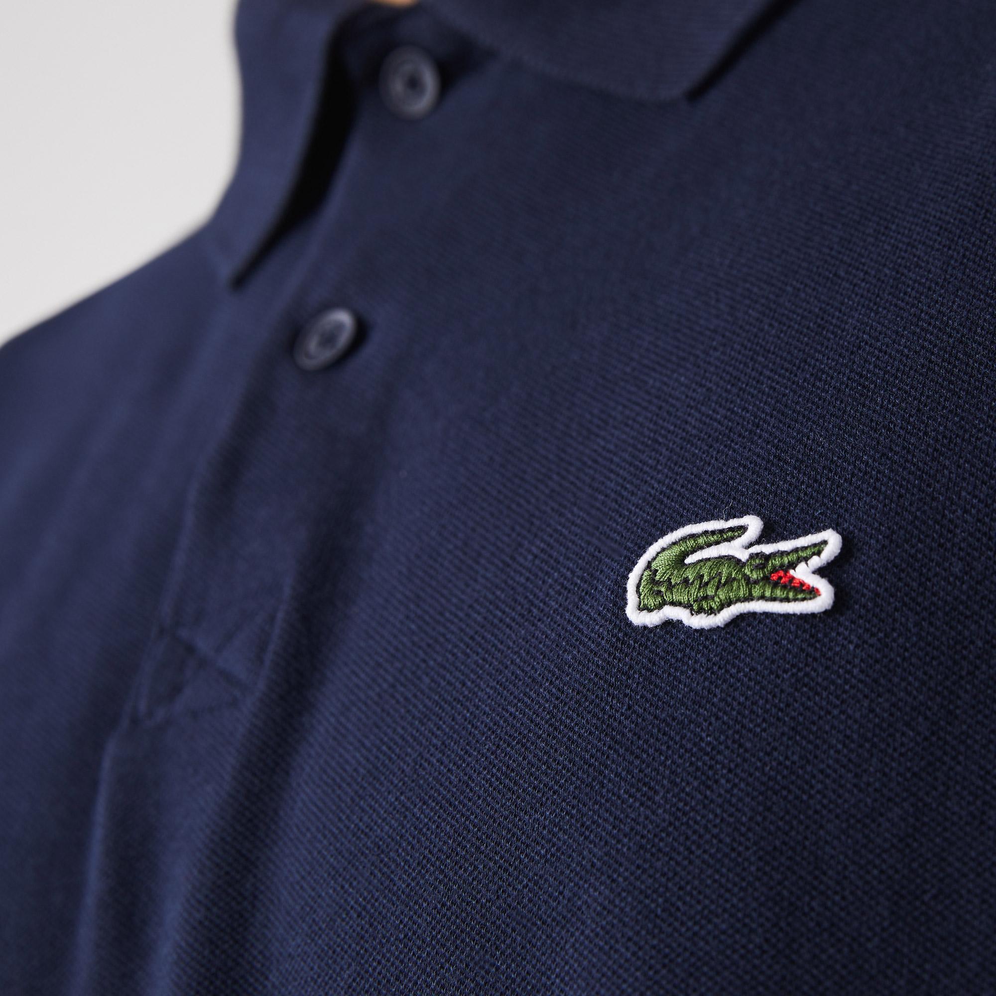 Lacoste Męska koszulka polo z logo marki z bawełny Regular Fit 