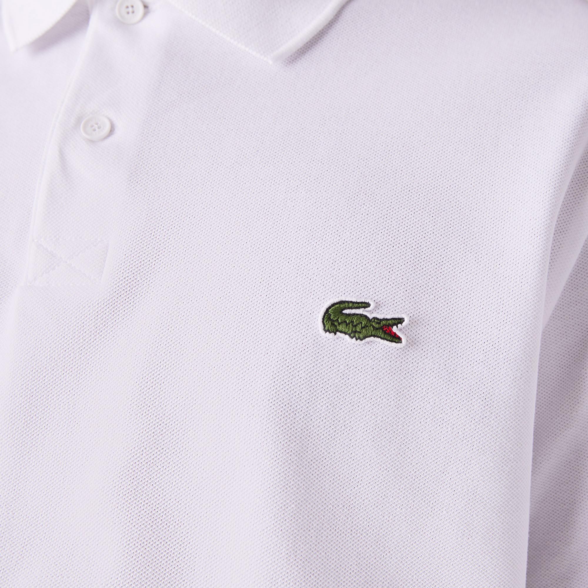 Lacoste Męska koszulka polo z logo marki z bawełny Regular Fit 