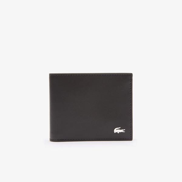 Lacoste Męski portfel Fitzgerald z gładkiej skóry i breloczek na klucze Gift Box