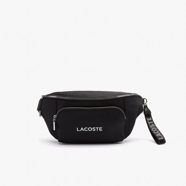 Lacoste Unisex  Branded Oversized Nylon Waist Bag