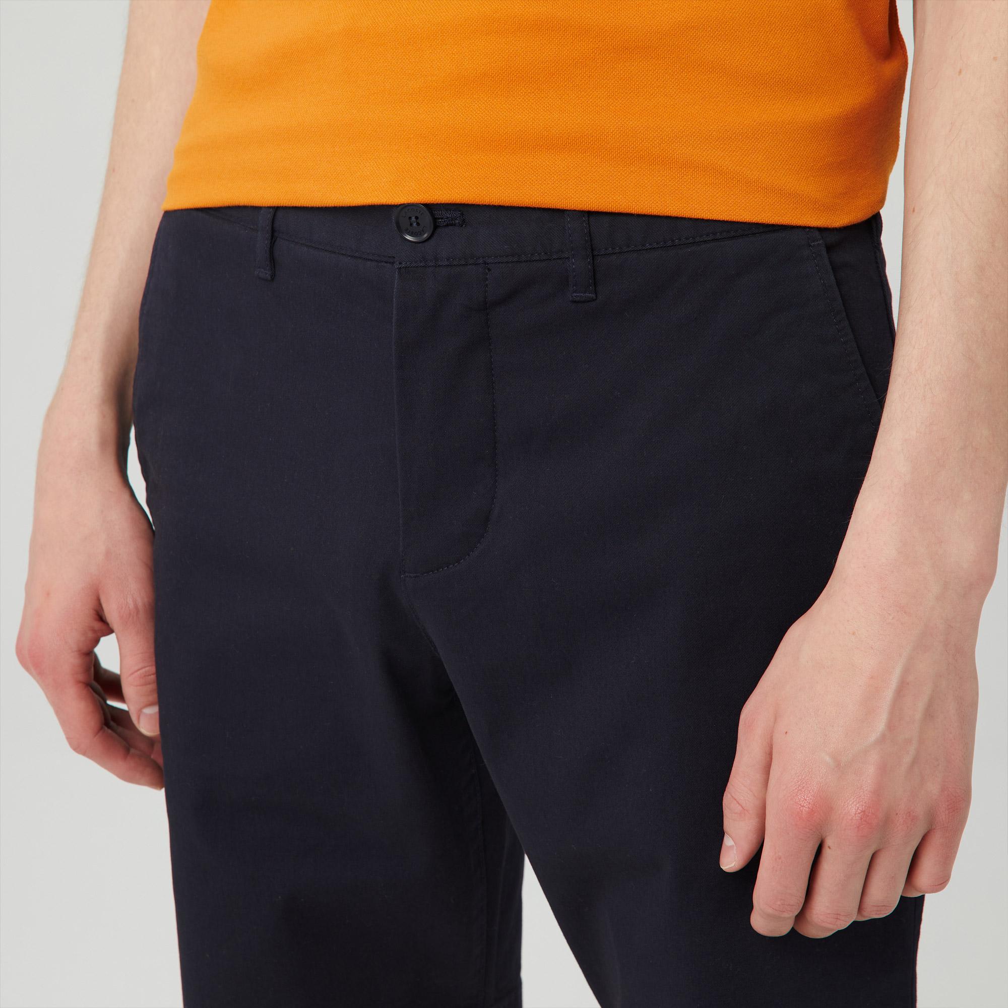 Lacoste męskie bermudy z elastycznej bawełny Slim Fit