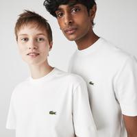 Lacoste T-shirt unisex z okrągłym dekoltem z bawełny organicznej70V