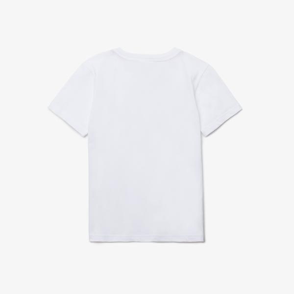 Lacoste Kid's Crew Neck Cotton Jersey T-shirt