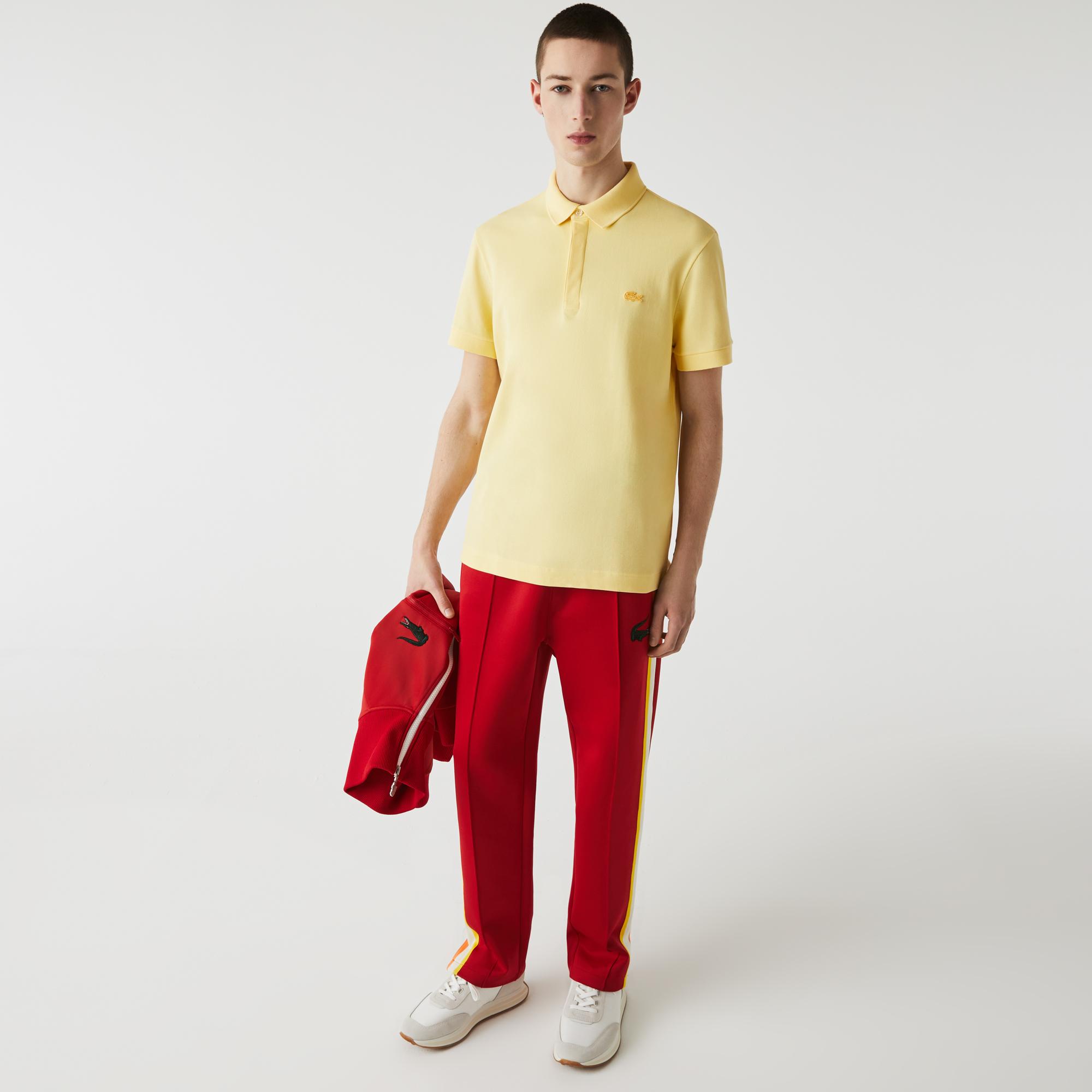 Lacoste Koszulka polo z elastycznej bawełny Pique