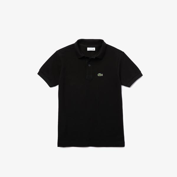 Lacoste dziecięca koszulka polo z drobnej piki Regular Fit