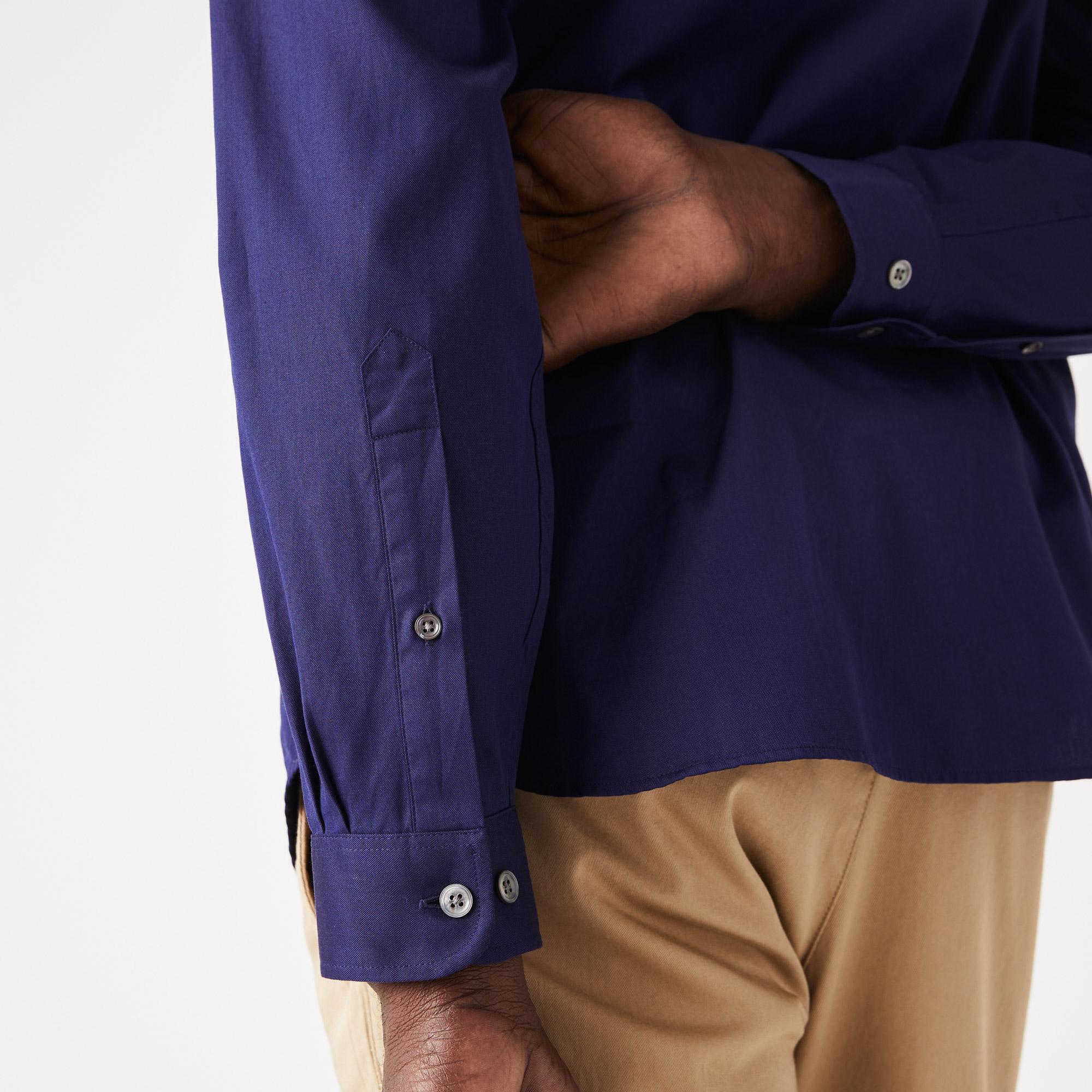 Lacoste męska koszula z bawełny klasy premium Regular Fit