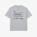 Lacoste męski T-shirt z nadrukiem Loose Fit