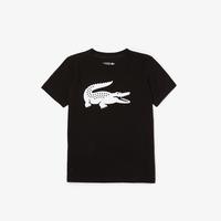 Lacoste dziecięcy T-shirt tenisowy z dżerseju technicznego z dużym logo krokodyla SPORT258