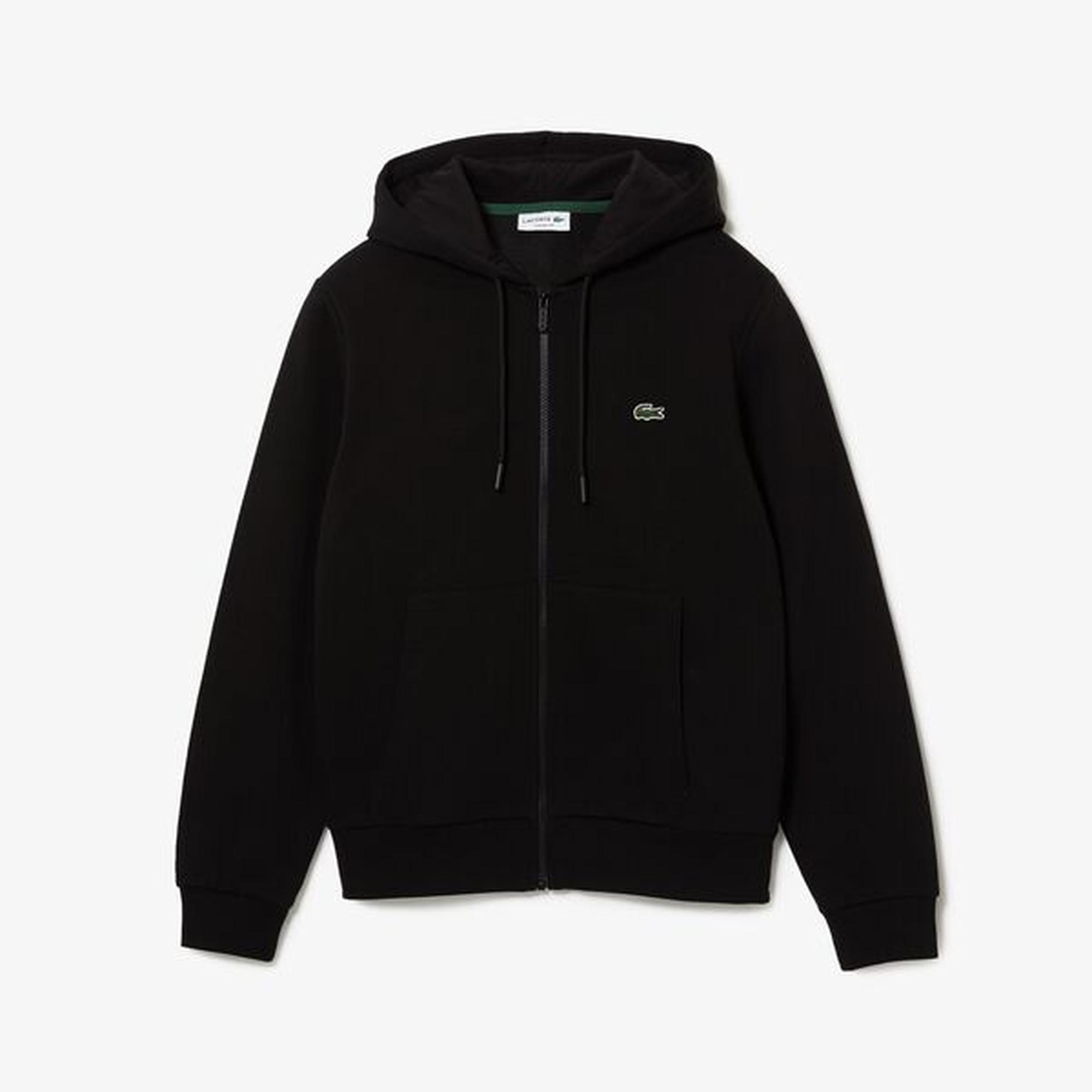 Lacoste męska bluza w bloki kolorystyczne z kieszenią typu kangurka