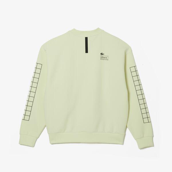 Lacoste Men's  Loose Fit Two-Ply Piqué Sweatshirt