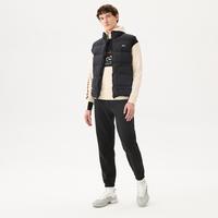 Lacoste męskie spodnie sportowe w bloki kolorystyczne z polaru z bawełny czesanej031