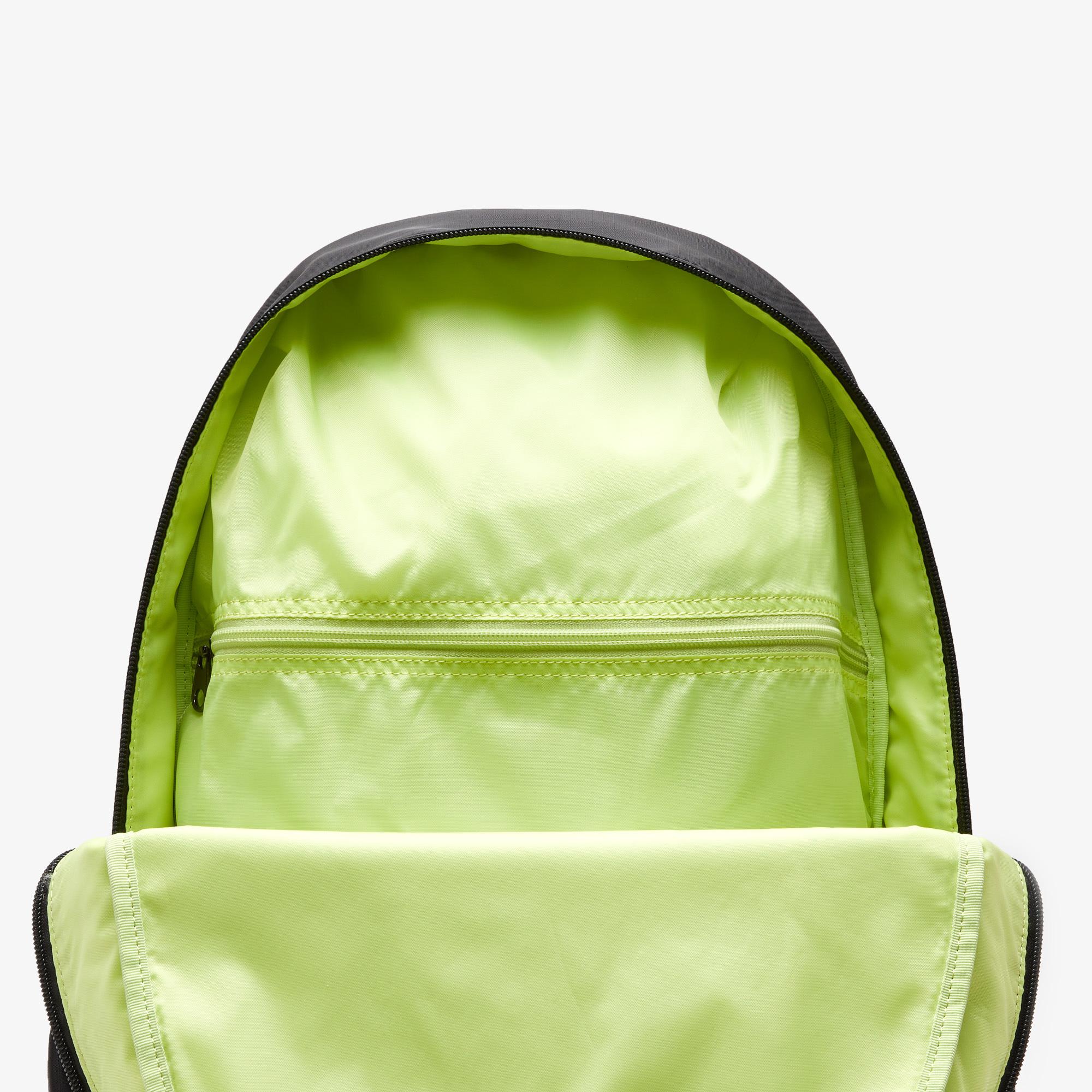 Lacoste unisex plecak z nadrukiem z logo w kontrastowym kolorze