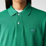 Lacoste męska koszulka polo z piki bawełnianej z nakrapianym nadrukiem Classic Fit