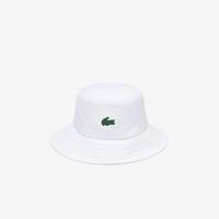Lacoste unisex nylonowy kapelusz wędkarski z efektem pikowania001