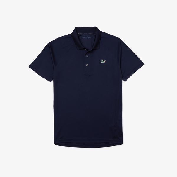 Lacoste Men's  SPORT Breathable Run-Resistant Interlock Polo Shirt