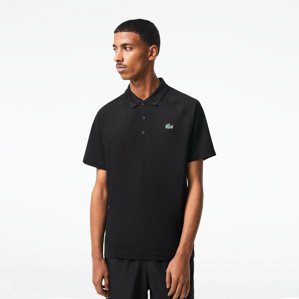Lacoste Men's  SPORT Breathable Run-Resistant Interlock Polo Shirt