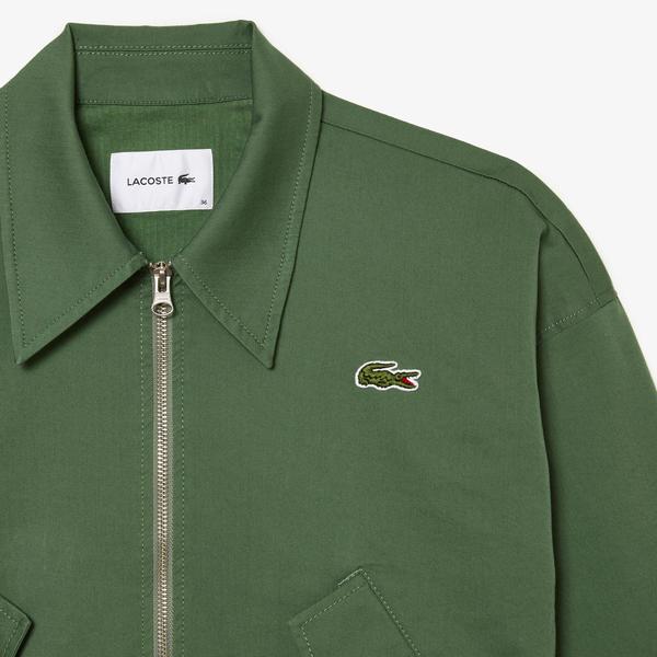 Lacoste Women’s Zipped Cotton Harrington Jacket