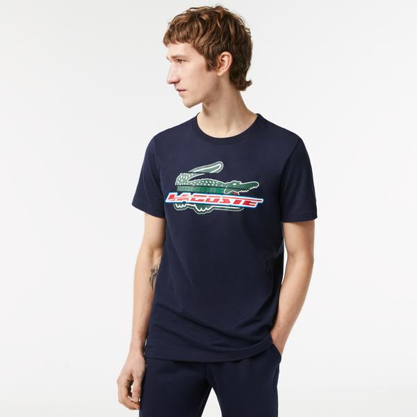 Lacoste Men’s  Sport Regular Fit Organic Cotton T-shirt