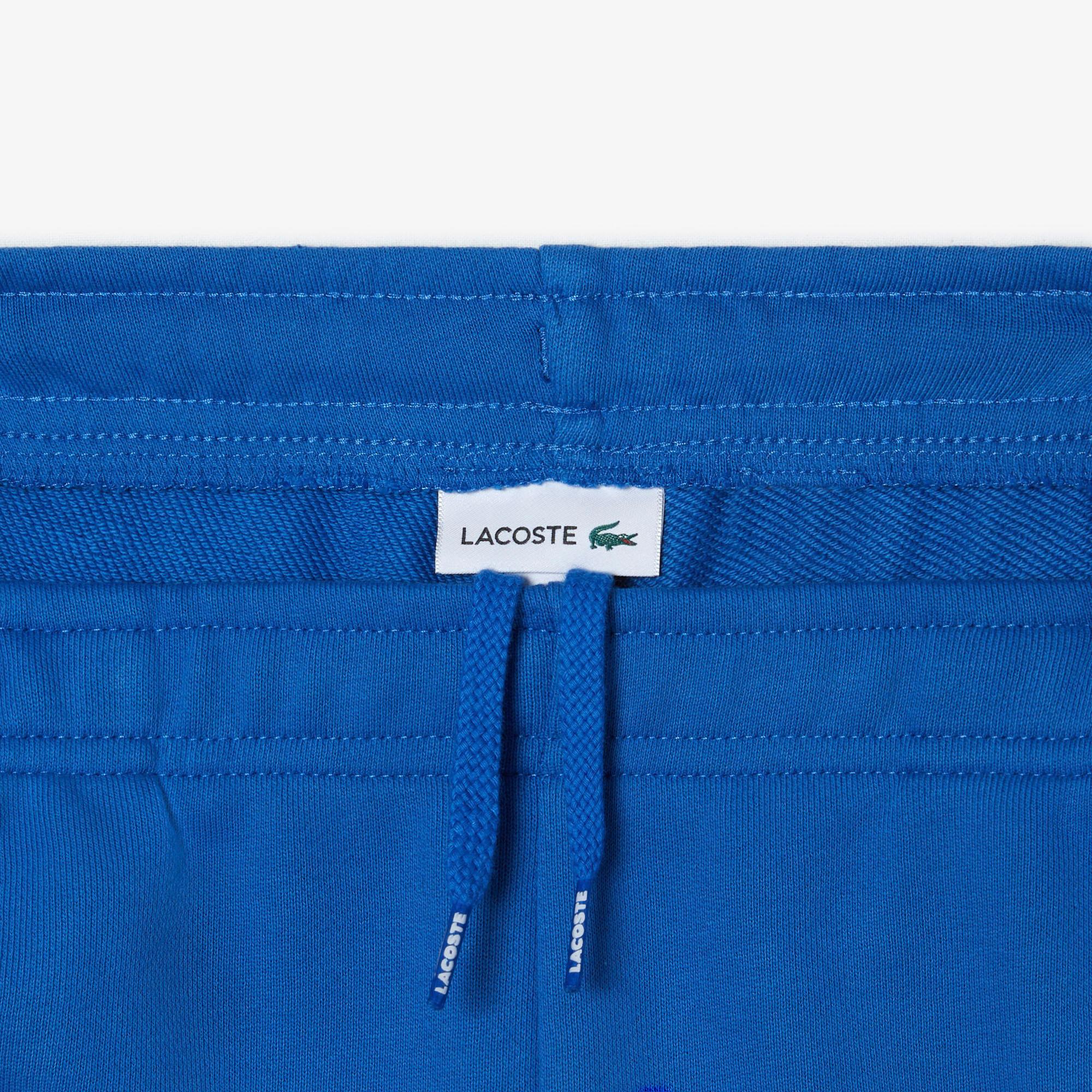Lacoste chłopięce szorty z bawełny organicznej z logo w kontrastowym kolorze