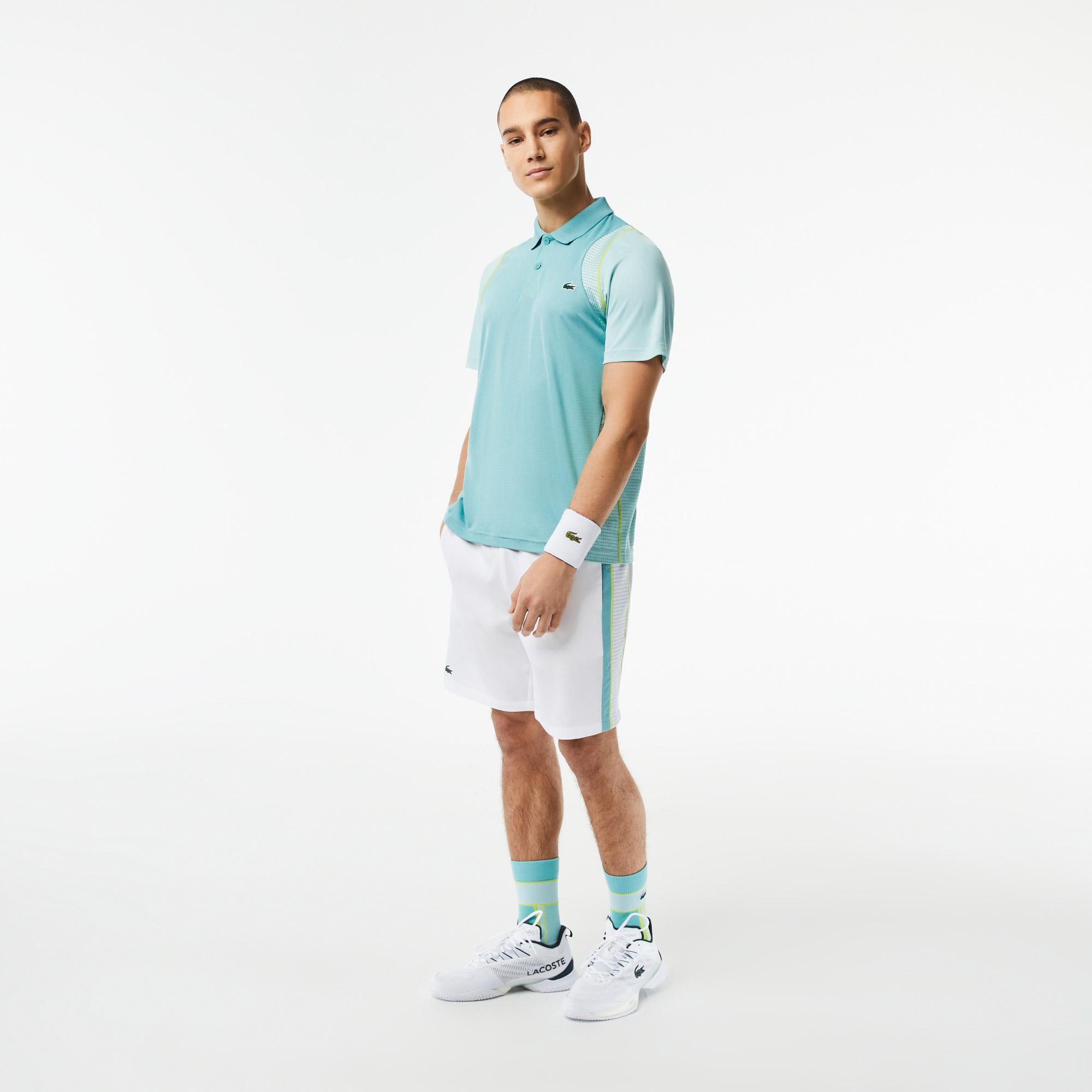 Lacoste męska tenisowa koszulka polo z poliestru z recyklingu